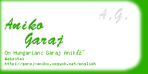 aniko garaj business card